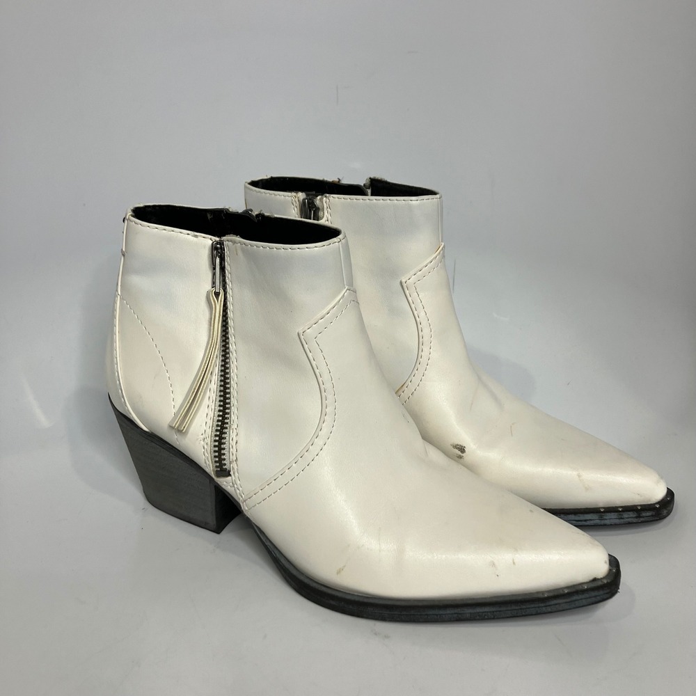 Circus by‎ Sam Edelman white whistler boots women's size 8 western trendy